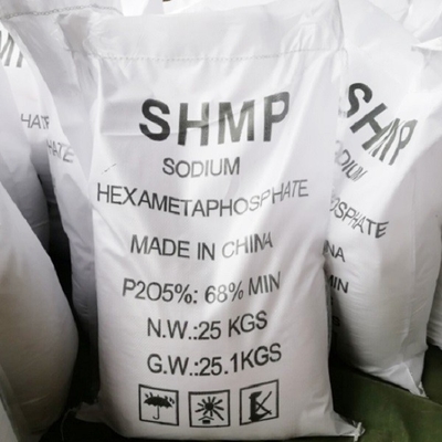SHMP 산업 등급 인과 인산 광물 소금 68% 나트륨 헥사메타 인산염